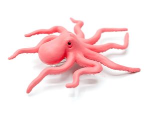 Oktopus Brosche Pin Miniblings Anstecknadel Krake Oktopode Meer Tintenfisch rosa
