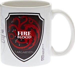 Game of Thrones - Kaffeebecher "Fire & Blood", "Targaryen" PM1989 (Einheitsgröße) (Rot/Schwarz/Weiß)