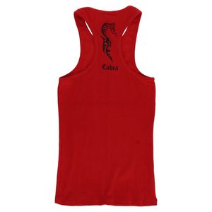 MEGAMAN Tanktop T-Shirt Muskelshirt Achselshirt Print Fitness Unterhemd Bodybuilding Shirt Herren Unifarben Rot ( XL )