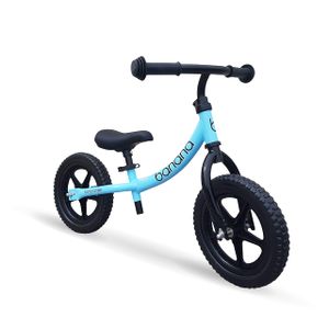 Banana Bike LT Laufrad - Ultraleichtes Kinder Fahrrad ab 2 Jahren, Lauflernhilfe für Jungs und Mädchen, 12 Zoll Räder, höhenverstellbarer Lenkrad und Sattel, Aluminiumrahmen, Eva-Reifen, Blau