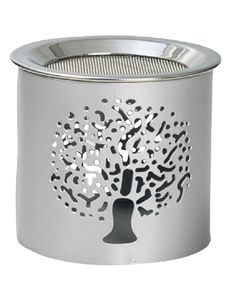 Räucherstövchen Baum des Lebens silber, Höhe 6 cm