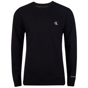 Calvin Klein Jeans Herren Wesentliches Sweatshirt, Schwarz L