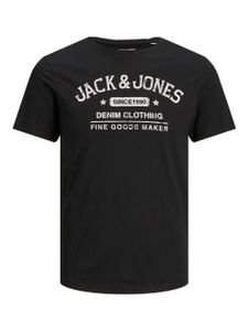 Jack&Jones Herren T-Shirt JJEJEANS Kurzarm Jersey Shirt Logo |