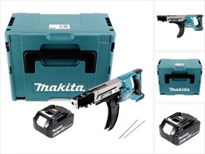 Makita DFR 750 G1J Akku Magazinschrauber 18V 45-75mm + 1x Akku 6,0Ah + Makpac - ohne Ladegerät