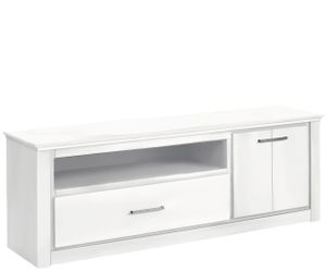 Celina | TV-Möbel mit 1 Schublade und 1 Tür in Kiefer weiß