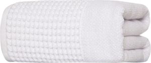 Handtuch, Waffeltuch, 100% Baumwolle, modern Waffle 50x100cm Weiß