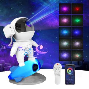 Astronaut LED Sternenhimmel Projektor Bluetooth Lautsprecher Galaxis Lampe APP Steuerung Sternenprojektor Nachtlicht mit Fernbedienung