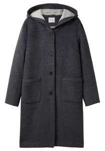 sheego Damen Große Größen Mantel aus Doubleface-Material mit Wolle Kurzmantel Citywear klassisch - unifarben