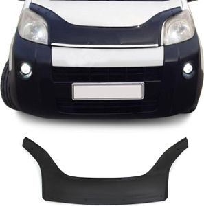 Motorhaube Deflektor Insekten Steinschlagschutz für Fiat Qubo 2007-2021 Dunkel
