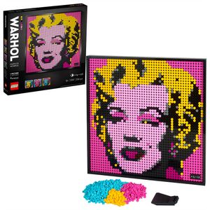 LEGO 31197 Art Andy Warhol’s Marilyn Monroe Set, Poster für Sammler, Wanddekoration, DIY Puzzle für Erwachsene