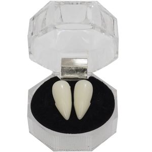 Vampir Fangs, Vampire Zähne Gefälschte Zahnersatz für Cosplay Party Requisiten Halloween Party Zähne 17mm