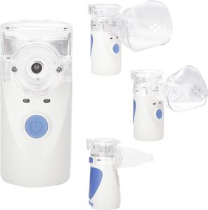 Tragbar Inhalator Vernebler für Kinder Erwachsene,ultraschall inhalationsgerät USB Nebulizer Geräuschlos für Erkältungen Atemwegserkrankungen wirksam Inkl Maske