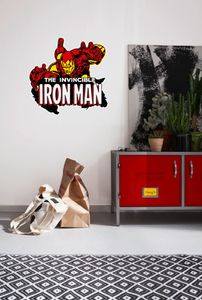 Komar Wandtattoo - Iron Man Comic Classic -   Größe: 50 x 70 cm (Breite x Höhe)