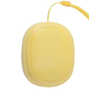 Mobiler Zusatzakku & Handwärmer, 2 in 1 Multifunktion Wiederaufladbarer USB Elektrischer Handwärmer mit Powerbank Taschenwärmer, Gelb