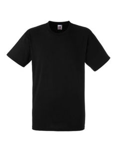 Heavy Baumwolle Herren T-Shirt - Farbe: Black - Größe: XXL