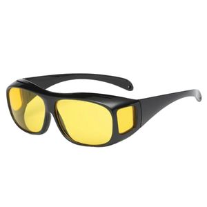 UV400 Anti-UV Sandproof Reitbrille Herren Outdoor Sport Nachtsichtbrille Brillen-Hellgelb