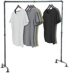 CLP Kleiderständer Jersey, Farbe:silber, Größe:150 cm