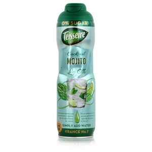 Teisseire Getränke-Sirup Mojito 0% 600ml - Cocktails (1er Pack)