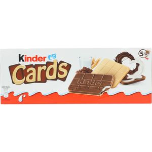 Ferrero | Kinder Cards 128g, Kekse mit Milch und Kakaofüllung