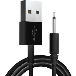 Ladekabel USB DC – USB zu DC Ladegerät (2,5mm) – 80cm – Schwarz