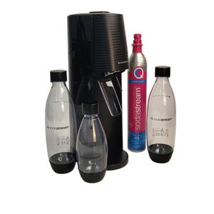 SodaStream Soda Maker Terra Megapack QC czarny czarny z 3 butelkami (2270214)