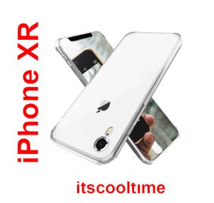 Für iPhone XR Hülle Silikon Cover Schutzhülle Bumper Transparent Klar TPU Tasche Case