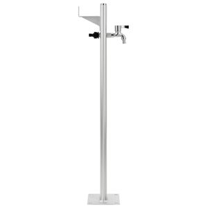 vidaXL Garten-Wassersäule Aluminium 95 cm