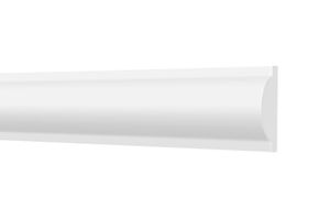 Wandleisten hart glatt Styroporleisten XPS Stuckprofile HEXIMO Paket frei Haus, Produkttyp:20 Meter Sparpaket, Modellnr.:FG1 - 20 x 10 mm