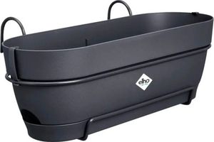 elho® Vibia campana Pflanzkasten Anthrazit 50 cm mit Halter allin1 - Kunststoff