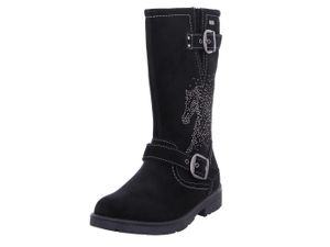 Lurchi Heidi Mädchen Schaftstiefel in Schwarz, Größe 37