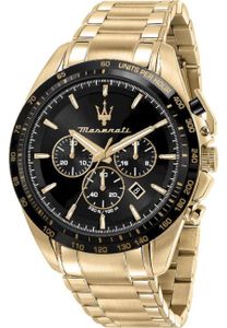 Maserati R8873612041 Pánské hodinky Chronograph Traguardo Gold-tone/Black