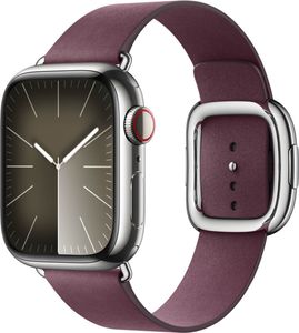Apple Modern Buckle FineWoven für die Watch Series 1-9 / SE - 38/40/41 mm / Series 10 - 42 mm - Größe S - Mulberry
