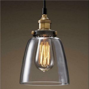 Retro Hängeleuchte Glas Deckenleuchte  Deckenlampe Wandlampe   Pendelleuchte Glas Vintage Retro Hängelampe LED