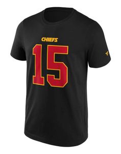 Fanatics - NFL Kansas City Chiefs Mahomes 15 T-Shirt Farbe: Schwarz Größe: XL