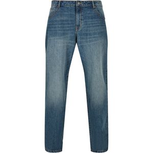 Urban Classics - Pánske džínsy voľného strihu SAND DESTROYED WASHED W32/L32