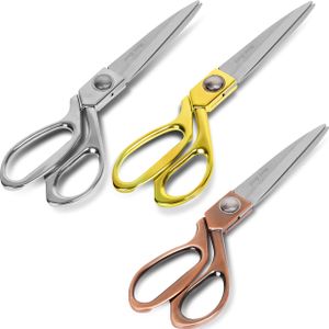 Handi Stitch 3er Pack Schneiderschere Stoffschere Profi Scheren Set - Robuste 20 cm Edelstahl Stoffschere Nähen Zubehör - Ideal zum Schneiden, Ändern
