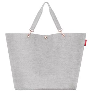 reisenthel shopper XL, nákupná taška, tote bag, plážová taška, taška, polyesterová tkanina, Twist Sky Rose, 35 L, ZU1035