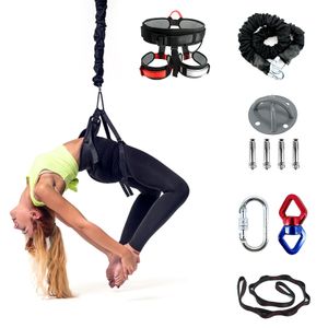 60 kg Schweres Yoga-Bungee-Kabel, Widerstandsgurt-Kit, Aerial Trapez Yoga Workout Schwerkrafttrainingstool