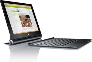 Lenovo Yoga Tablet 10, Tablet Full-Size, Tablet, Windows 8.1, 32-bit, Schwarz, Lithium-Ion (Li-Ion)