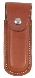 Fox Outdoor Messer-Etui, Leder, braun,Heftlänge bis 11 cm