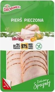 Plastry pieczonej piersi 100 G Drobimex