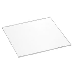 Quadratische Acrylglasscheibe 150x150x4mm transparent, rundum glänzend polierte Seitenkanten / Acryl / Acrylglas / massiv / klar / farblos / Dekoration - Zeigis®