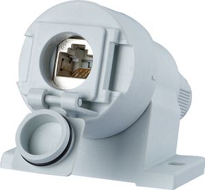 Metz Connect E-DAT Industry IP67 V6 AP, 1 Port Cat.6A - E-DAT modul 1309410003-E