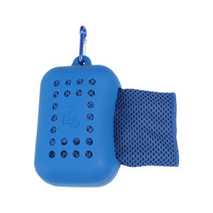 Yoga-Handtücher, faltbar, schnell trocknend, praktisches Sportgefühl, kühles Eis-Handtuch für den Außenbereich-Königsblau