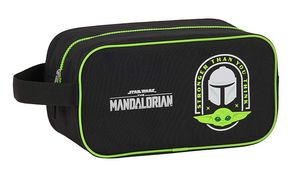 Schuhtasche für die Reise The Mandalorian Schwarz grün