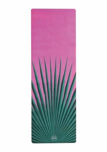 YOGGYS cestovní designová podložka na jógu BALI SOUL PINK, jógová podložka růžová, jógamatka, kaučuková podložka, podložka na pilates, fitness podložka na cvičení, 183 x 61 cm, tloušťka 1 mm