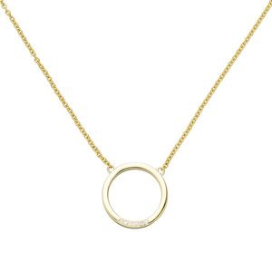 JOBO Collier Halskette 585 Gold Gelbgold 7 Diamanten Brillanten 44 cm Kette