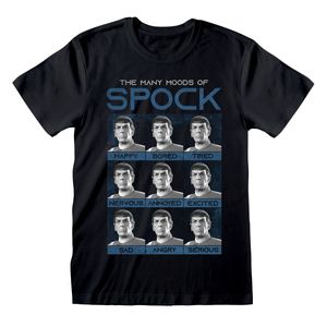 Star Trek T-Shirt Many Mood Of Spock rozmiar L