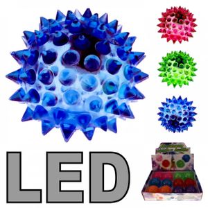 LED Flummi 55 mm "Igel",  Farbauswahl zufällig