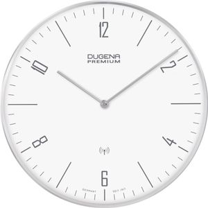 DUGENA 7000997 Funkuhr Wanduhr Analog weiß arabisch